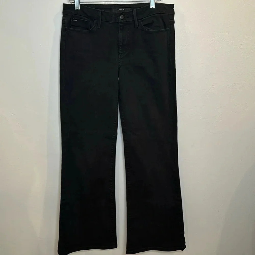 Joe's Jeans Muse Wide Leg Women's Jeans Black, size 31 - Picture 2 of 9
